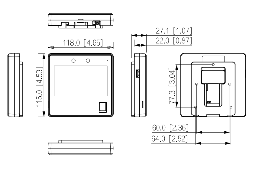 ASI3214A-W-Dimension